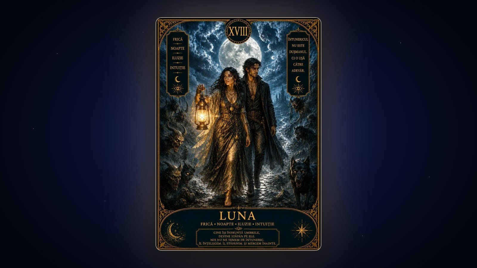 Arcana XVIII, Luna, arcana darului magic