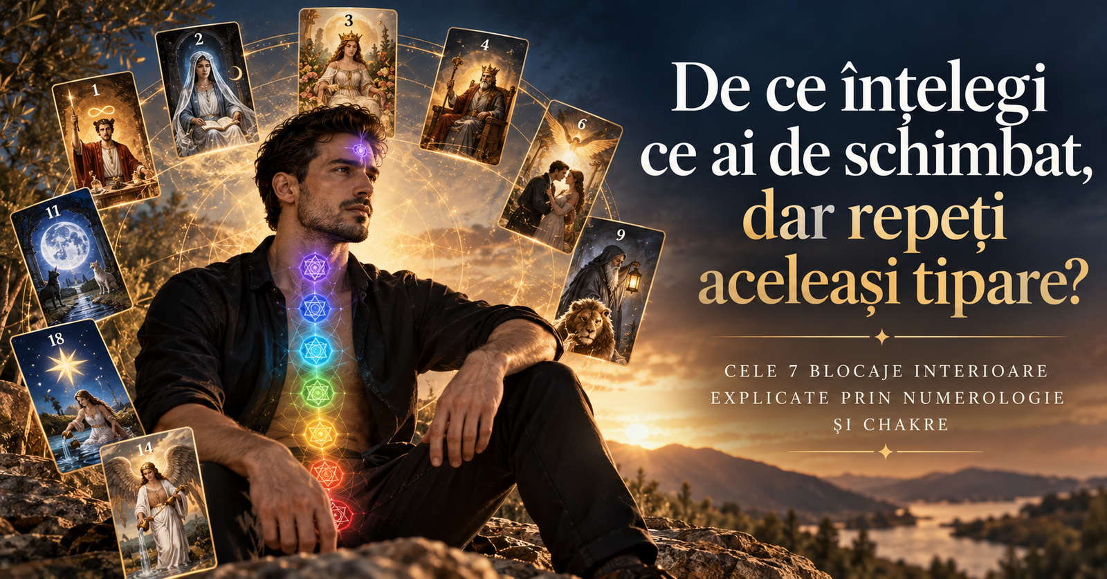 De ce repeți aceleași tipare? 7 chakre și numerologie